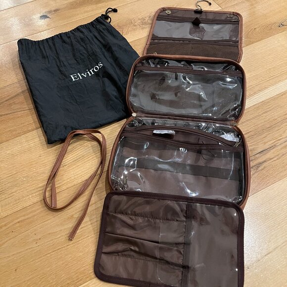 Elviros Toiletry Bag Hanging Travel Organizer - Picture 3 of 6